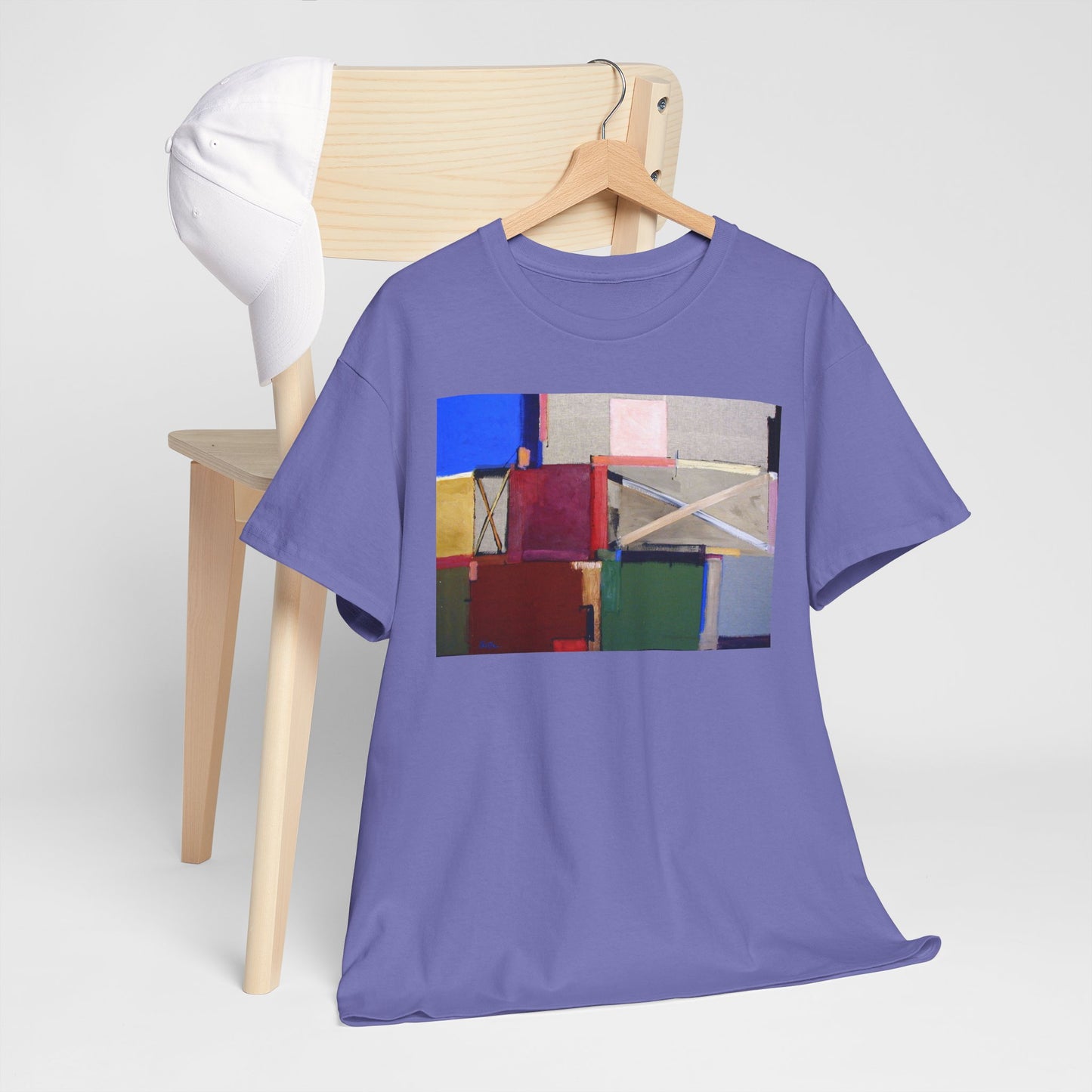 Colorful Abstract Art Unisex Heavy Cotton Tee