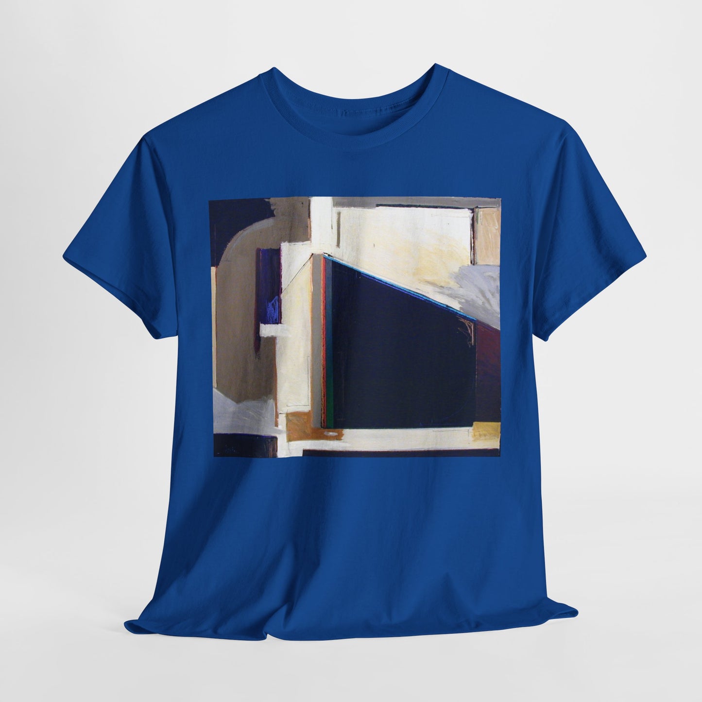 Abstract Art Unisex Heavy Cotton Tee - Trendy Graphic T-Shirt for Everyday Wear