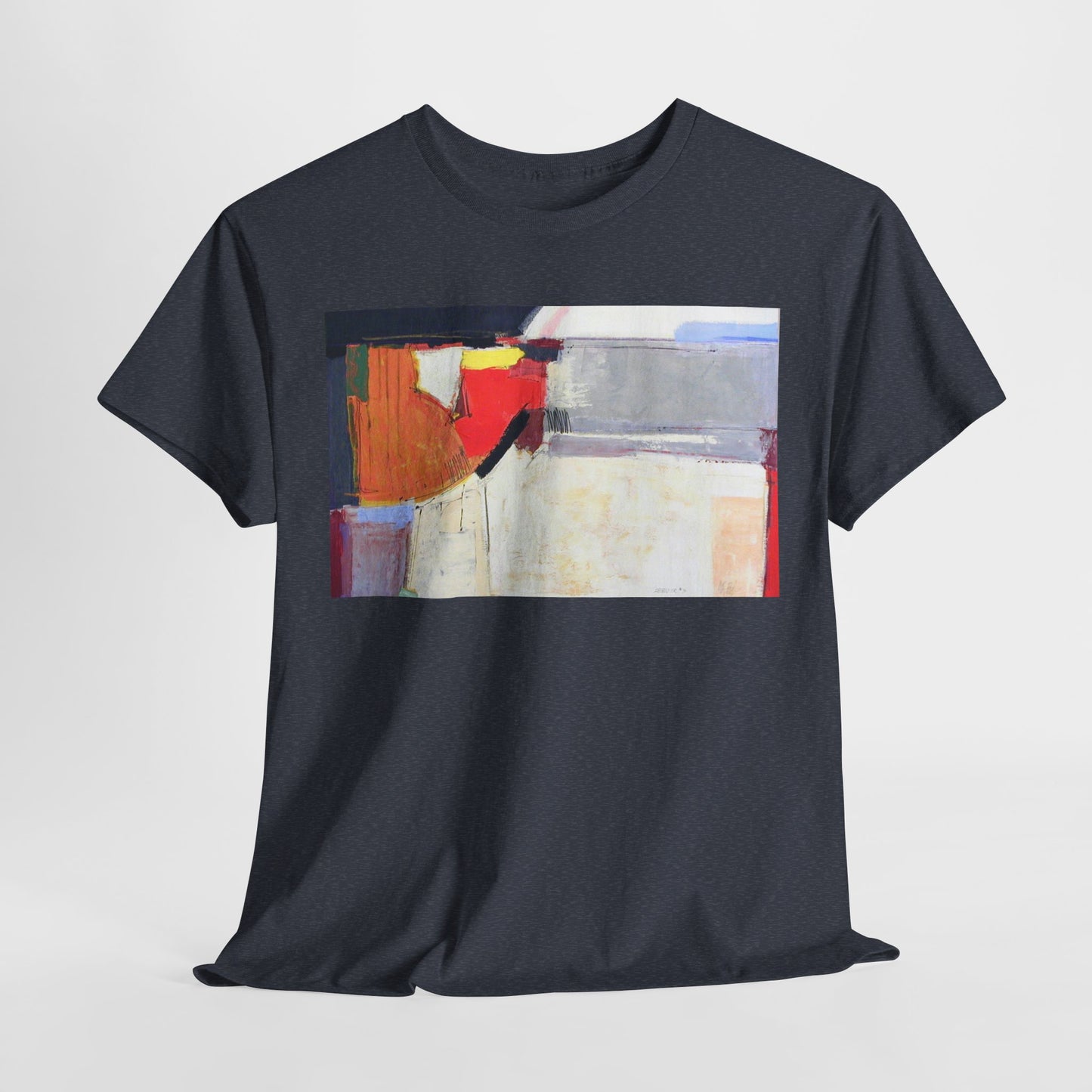 Abstract Art Unisex Heavy Cotton Tee - Stylish & Comfortable Fashion Statement