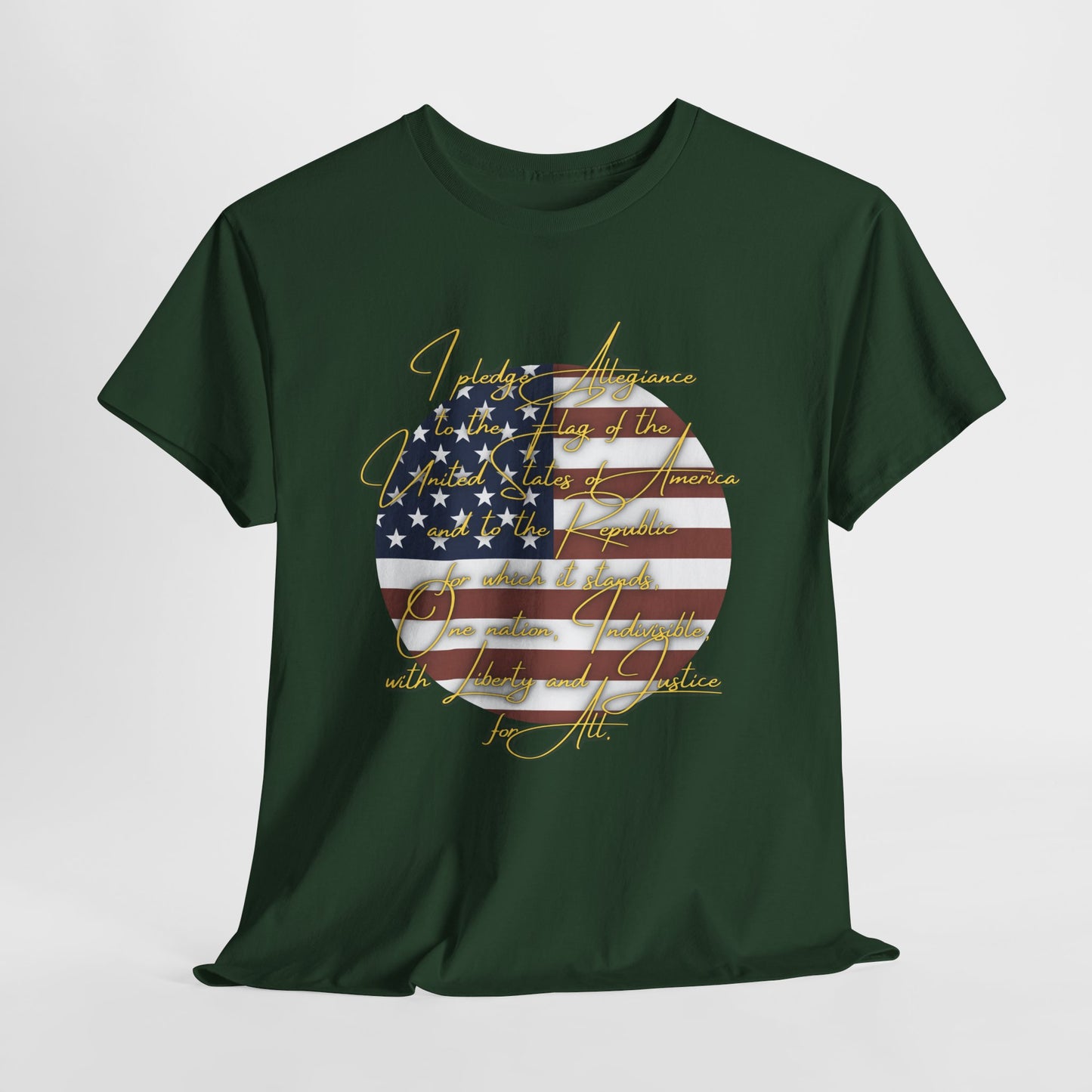 Patriotic Unisex Heavy Cotton Tee - 'In America We Trust' Design