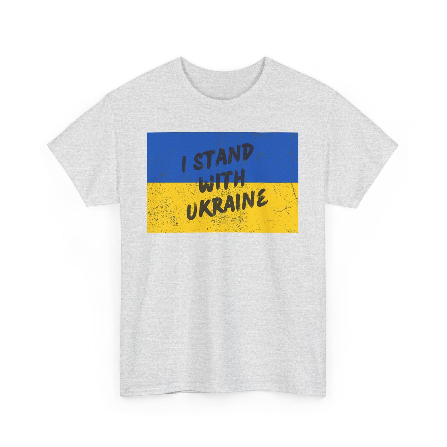 I Stand with Ukraine Unisex Heavy Cotton Tee