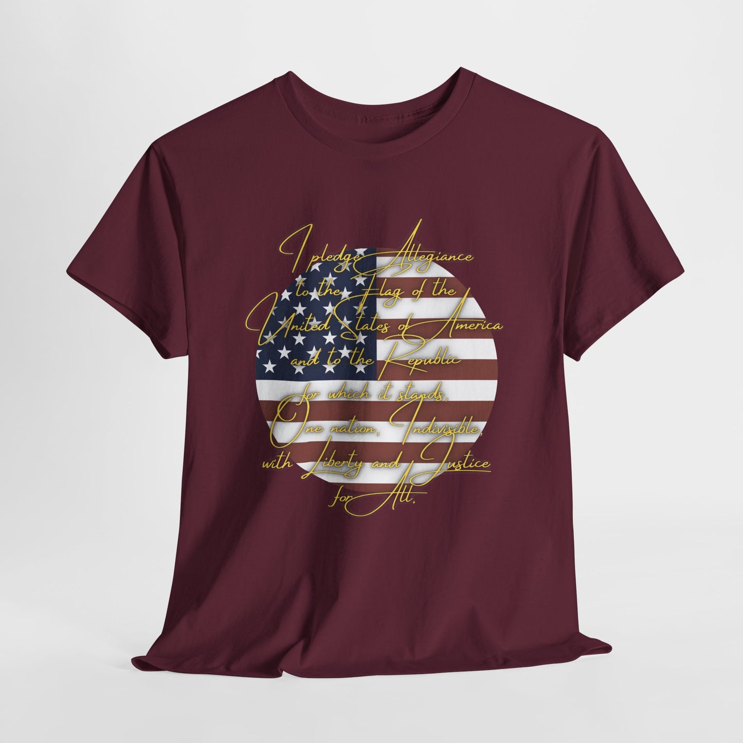 Patriotic Unisex Heavy Cotton Tee - 'In America We Trust' Design