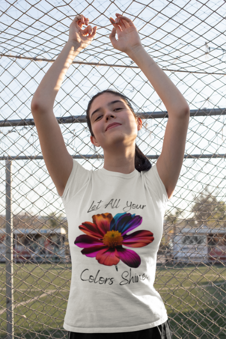 Colorful Unisex Tee - Let All Your Colors Shine