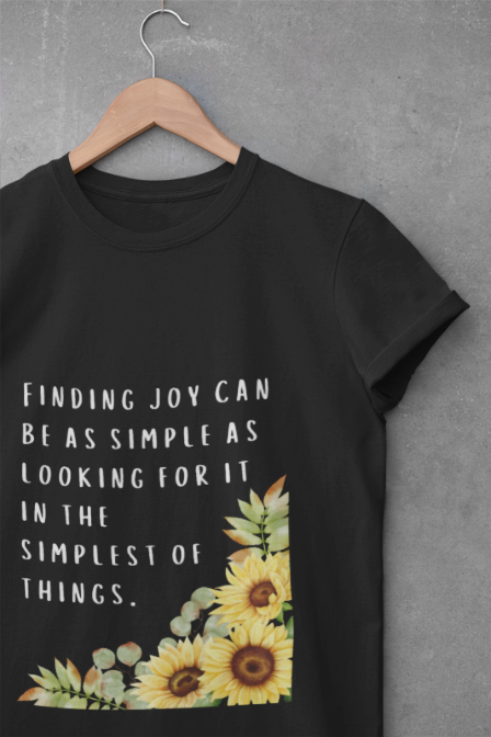 Joyful Unisex Tee - Finding Joy in Simple Things
