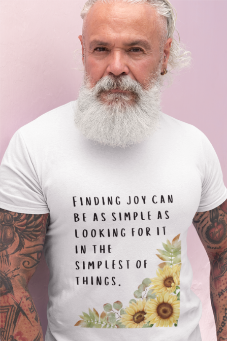 Joyful Unisex Tee - Finding Joy in Simple Things