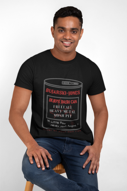 Bujo's Bash Can Unisex Tee - Rise of the Automated Empire Collection