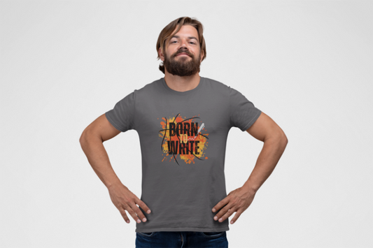 Writing Enthusiast Tee - Born to Write Unisex Cotton Tee