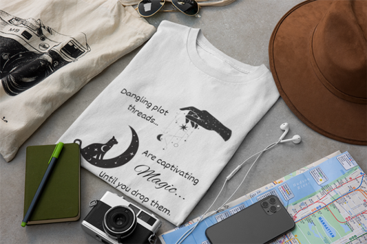 T-Shirt - Dangling Plot Threads Unisex Heavy Cotton Tee