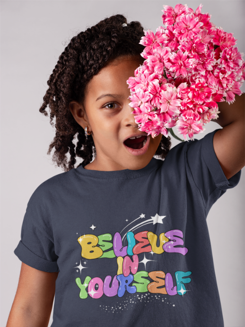 Toddler T-shirt - Believe in Yourself Design
