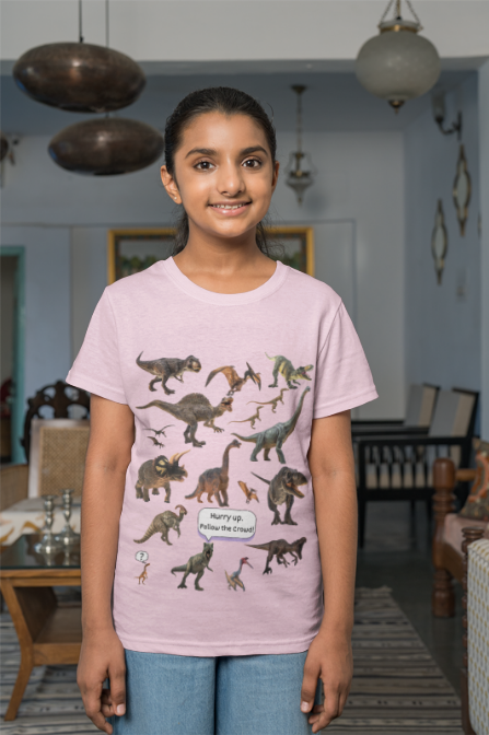Toddler T-shirt - Early advice Dinosaur theme