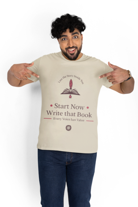 T-Shirt Start Now Write That Book Every Voice Has Value Unisex Tee