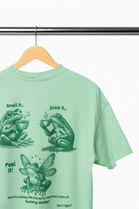Funny Frogs Coffee Tee - Unisex