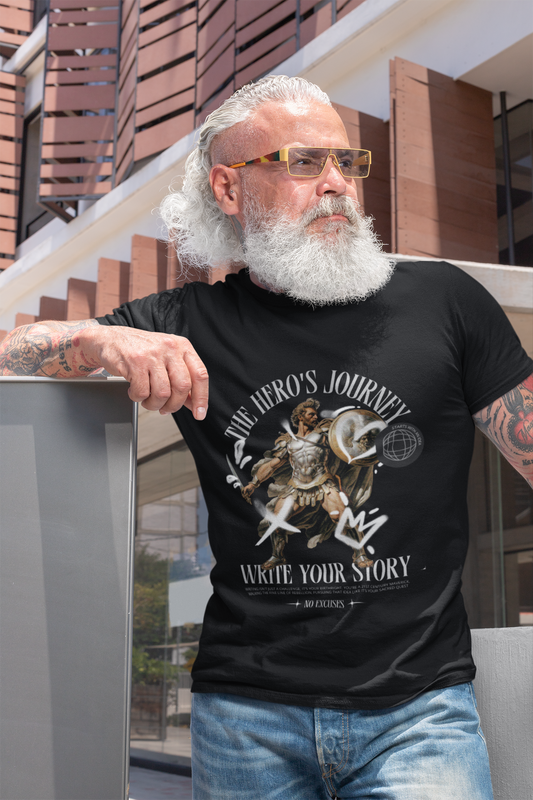 Tee - Hero's Journey Writing Inspiration Unisex Heavy Cotton Tee