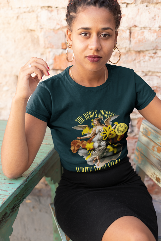 Tee - Hero's Journey Writing Inspiration Unisex Heavy Cotton Tee