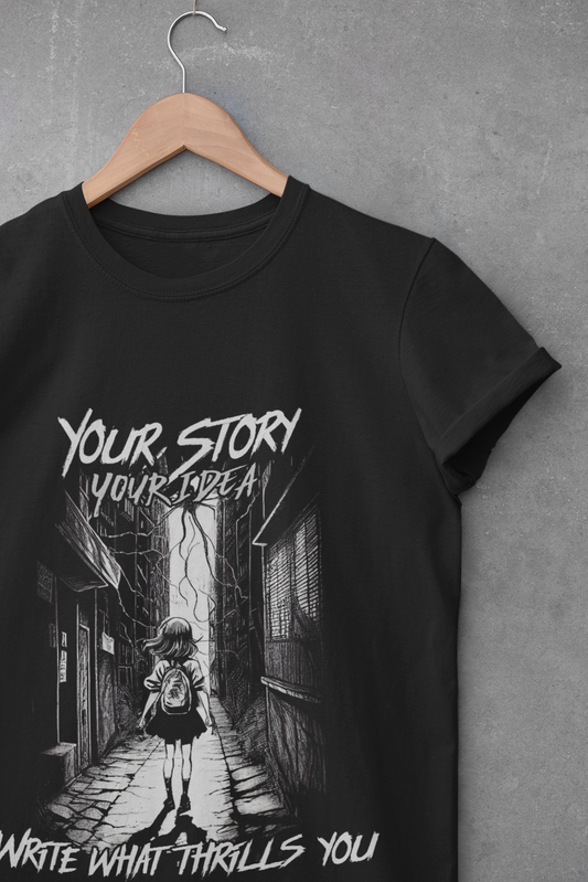Your Story Your Idea Inspirational Quote Tee