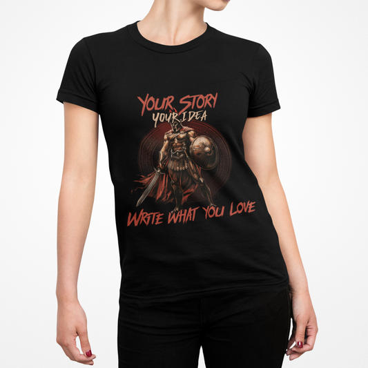T-Shirt Your Story Your Idea Write What You Love Unisex Heavy Cotton Tee