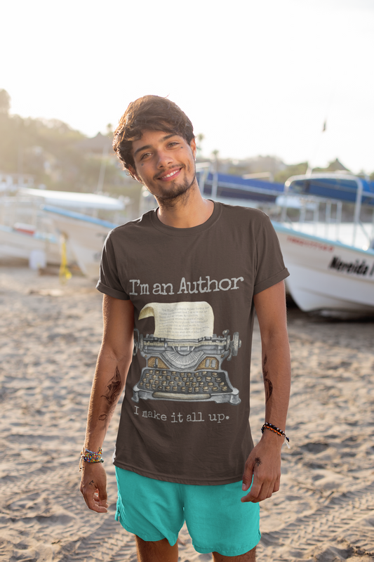 Author Typewriter Unisex Tee