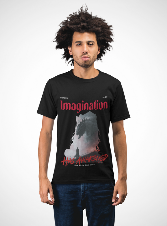Imagination Awakened Tee - Unisex Heavy Cotton Shirt for Creative Souls