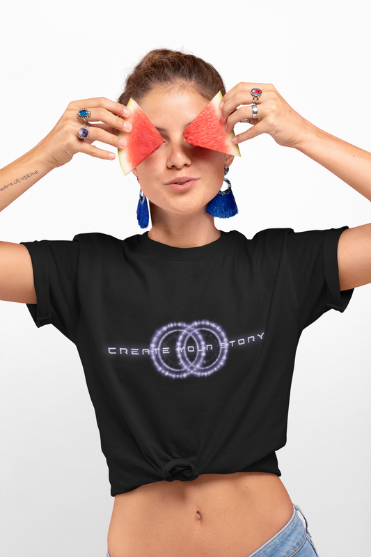 Unisex Heavy Cotton Tee - "Create Your Story" Graphic T-Shirt
