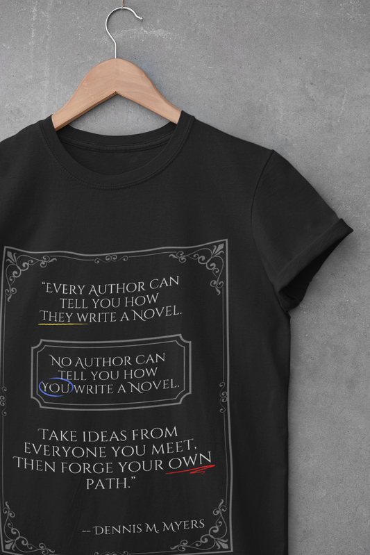 Inspirational Author Quote Unisex Heavy Cotton Tee