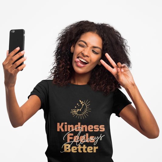 Kindness Always Better Unisex Heavy Cotton Tee - Inspirational Graphic T-Shirt