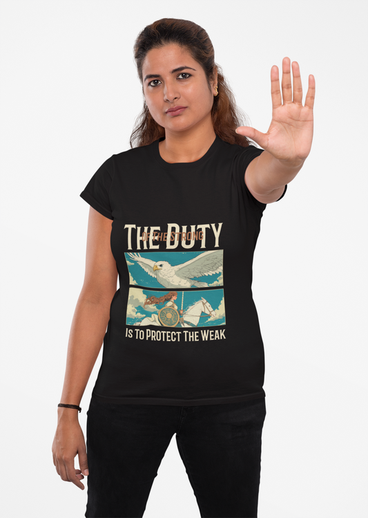 Protect the Weak Principle Unisex Heavy Cotton Tee