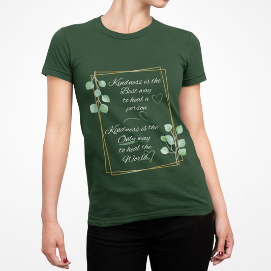 Kindness Message Unisex Heavy Cotton Tee - Comfortable & Inspiring Tee for All Occasions