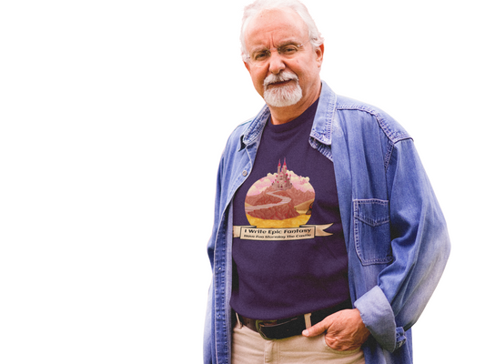 I Write Epic Fantasy Unisex Heavy Cotton Tee - Perfect for Aspiring Authors and Fantasy Lovers