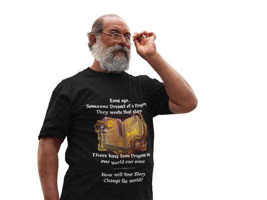 Unisex Dragon Story Tee - Change the World with Your Story