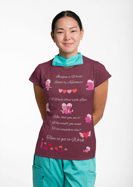 Inspirational Love Quote Unisex Heavy Cotton Tee