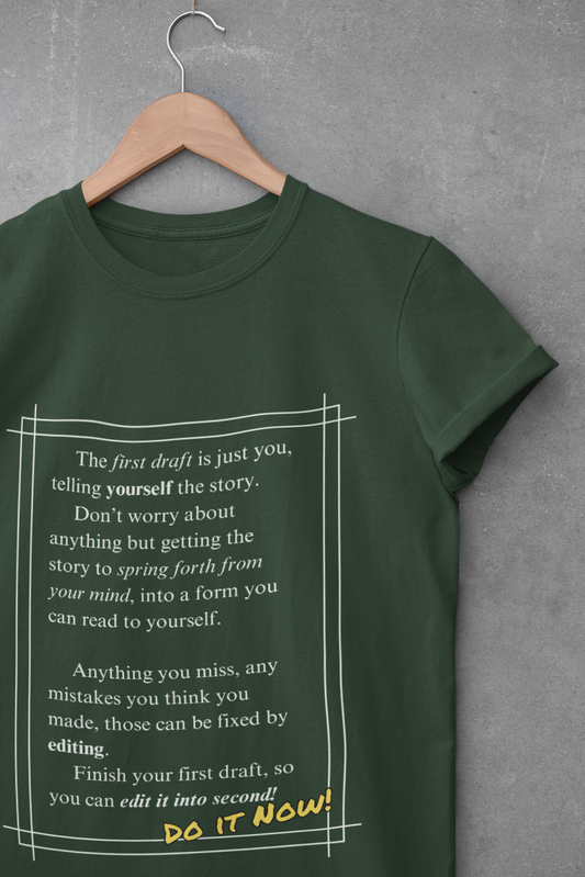 Inspirational Unisex Heavy Cotton Tee – "Do It Now!" Motivational T-Shirt