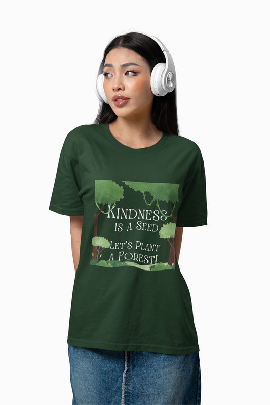 Kindness is a Seed Unisex Heavy Cotton Tee - Plant a Forest Shirt
