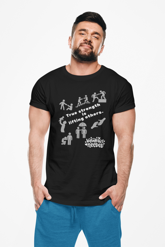True Strength Unisex Heavy Cotton Tee - Support and Community T-Shirt