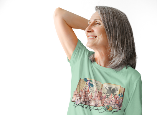 Whimsical Castle Adventure Unisex Heavy Cotton Tee