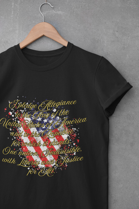 Patriotic Unisex Heavy Cotton Tee - Celebrate America with Style