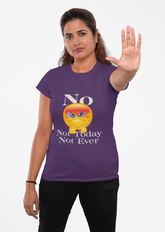 "Not Today" Unisex Heavy Cotton Tee - Funny Graphic T-Shirt for Casual Days