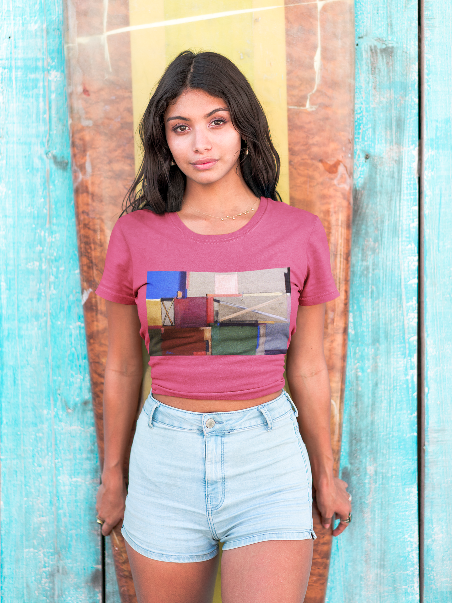 Colorful Abstract Art Unisex Heavy Cotton Tee