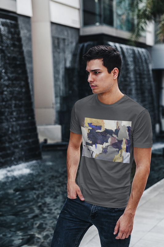Artistic Abstract Unisex Heavy Cotton Tee - Casual Wear for Creative Souls