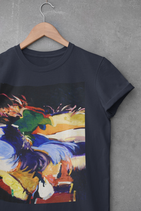 Vibrant Art Unisex Heavy Cotton Tee - Comfortable & Stylish Graphic T-Shirt