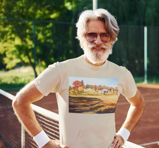 Autumn Landscape Unisex Heavy Cotton Tee