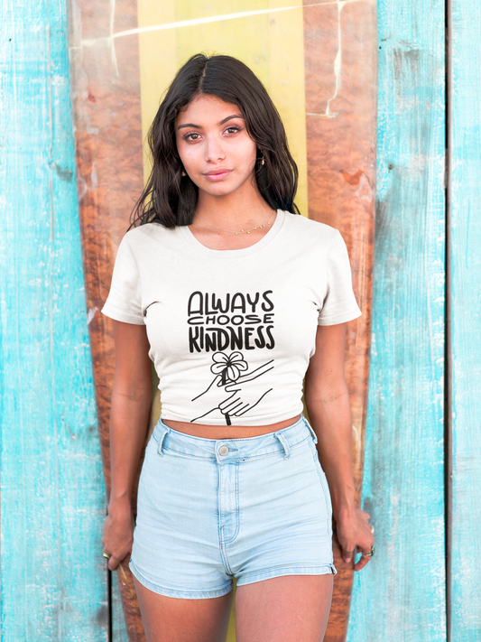 Always Choose Kindness Unisex Heavy Cotton Tee - Inspirational Shirt for Everyday Comfort