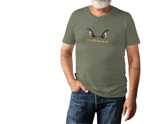 Funny Unisex Heavy Cotton Tee - "I’m not okay with this!"