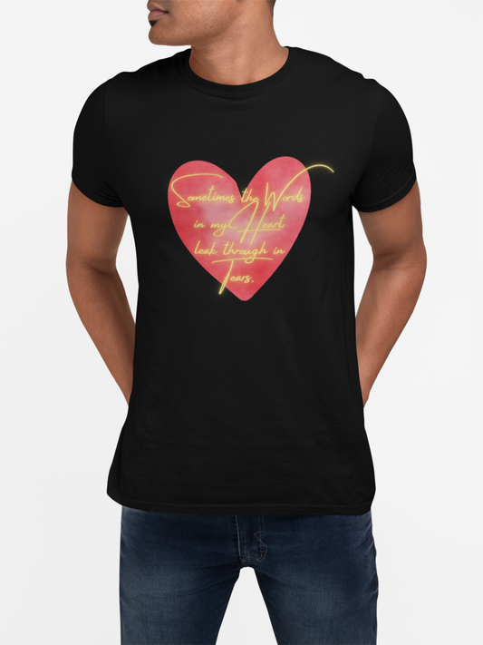 Heartfelt Message Unisex Heavy Cotton Tee - Perfect for Expressing Love