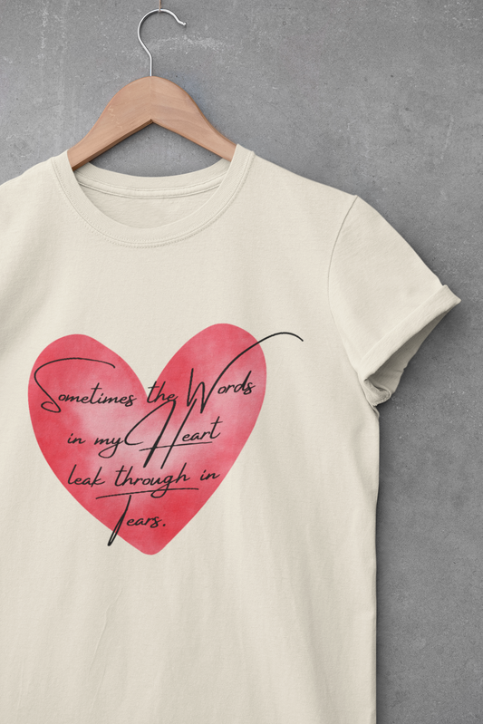 Heartfelt Message Unisex Heavy Cotton Tee
