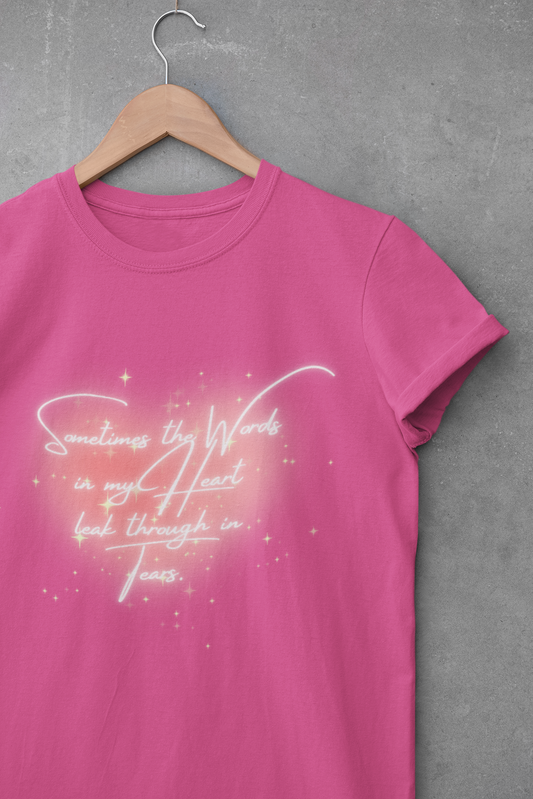Heartfelt Quote Unisex Heavy Cotton Tee - Perfect for Everyday Love