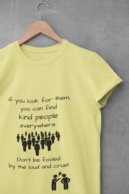 Kindness Message Unisex Tee, Inspirational Shirt, Gift for Kindness Advocates, Positive Vibes, Motivational T-Shirt, Casual Wear