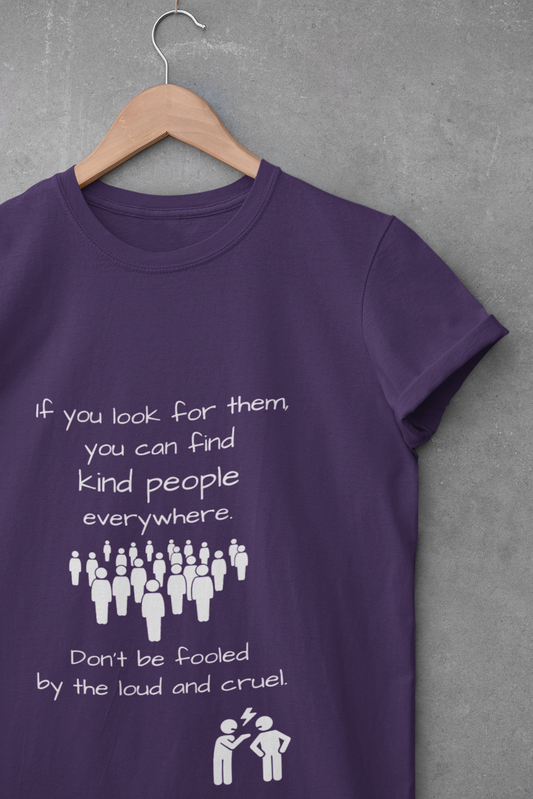 Inspirational Kindness Tee, Unisex Heavy Cotton T-Shirt, Positive Message Shirt, Gift for Friends, Everyday Wear