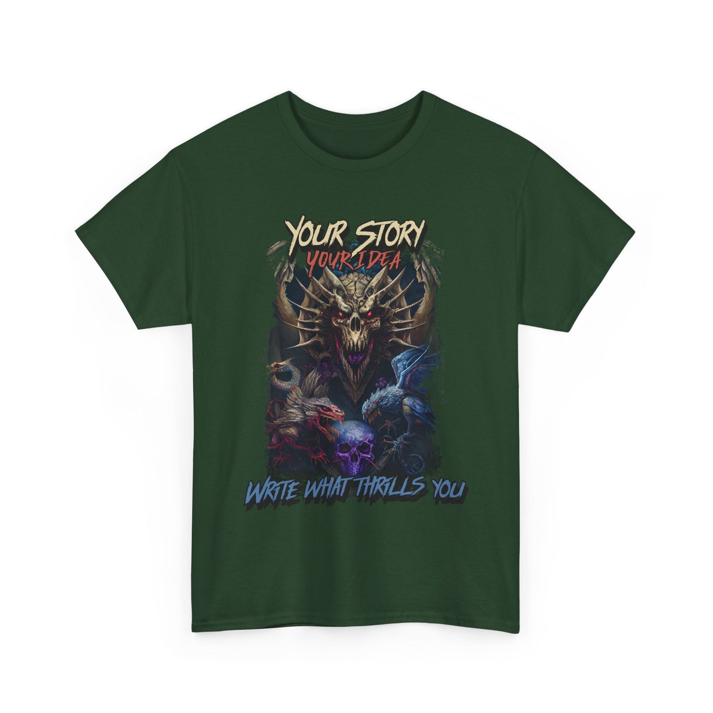 Cotton Tee - Your Story Your Idea Inspirational Quote Shirt