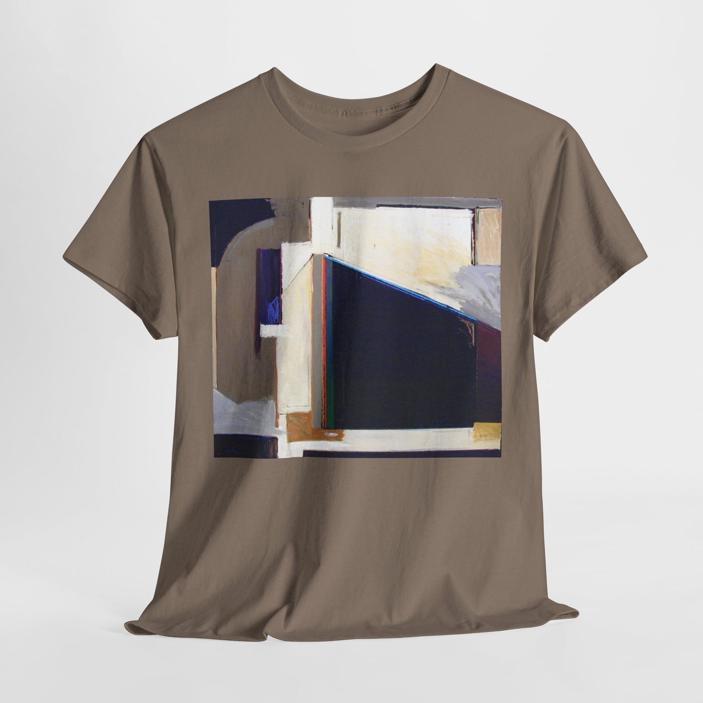 Abstract Art Unisex Heavy Cotton Tee - Trendy Graphic T-Shirt for Everyday Wear