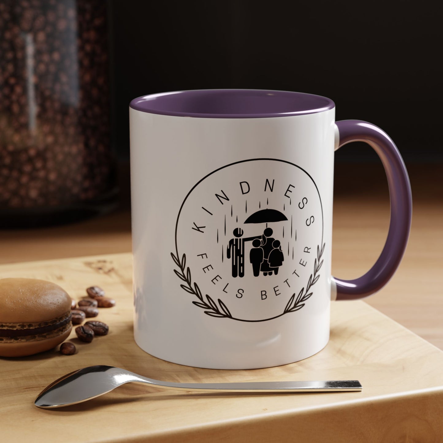 Mug - Kindness Feels Better Accent Coffee Mug (11, 15oz)